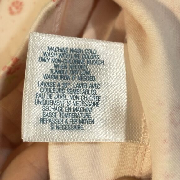 Ralph Lauren Baby Girl Set Long Sleeve Dress Bloomers Pink Flowers Collar 9 mo - Picture 16 of 16